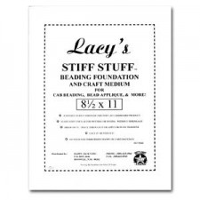 Lacy´s stiff stuff beading foundation 8.5x11 inch - White